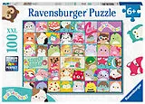 Viele bunte Squishmallows Kinderpuzzle Spiel