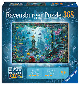 Ravensburger EXIT Puzzle Kids - 13394 Im Unterwasserreich - 368 Teile Puzzle für Kinder ab 9 Jahren, Kinderpuzzle Spiel