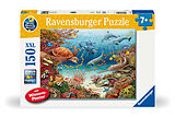 Ravensburger Kinderpuzzle 13411 - Meerestiere am Korallenriff - Wieso? Weshalb? Warum? Puzzle 150 Teile XXL + Wissensposter, für Kinder ab 7 Jahren Spiel