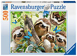 Ravensburger Puzzle 14790 - Faultier Selfie - 500 Teile Puzzle für Erwachsene und Kinder ab 10 Jahren, Puzzle mit Tier-Motiv Spiel