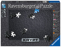 Ravensburger Puzzle 15260 - Krypt Puzzle Schwarz - Schweres Puzzle für Erwachsene und Kinder ab 14 Jahren, mit 736 Teilen Spiel