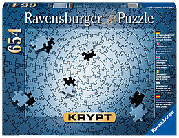 Ravensburger Puzzle 15964 - Krypt Puzzle Silber - Schweres Puzzle für Erwachsene und Kinder ab 14 Jahren, mit 654 Teilen Spiel
