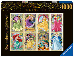 Ravensburger Puzzle 16504  Nouveau Art Prinzessinnen  1000 Teile Disney Puzzle für Erwachsene und Kinder ab 14 Jahren Spiel