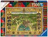 Ravensburger Puzzle 16599 - Hogwarts Karte - 1500 Teile Puzzle für Erwachsene und Kinder ab 14 Jahren, Harry Potter Fan-Artikel Spiel