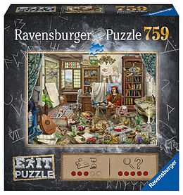 Ravensburger EXIT Puzzle 16782 Das Künstleratelier 759 Teile Spiel