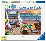 Erwachsenenpuzzle 500 Large Pieces - Die Oase am Strand Spiel