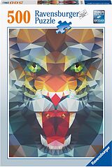 Ravensburger Puzzle - Löwe aus Polygonen - 500 Teile Spiel