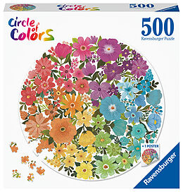 Ravensburger Puzzle 17167 Circle of Colors - Flowers 500 Teile Puzzle Spiel