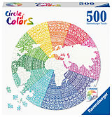 Ravensburger Puzzle 17168 Circle of Colors - Mandala 500 Teile Puzzle Spiel