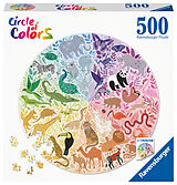Ravensburger Puzzle 17172 Circle of Colors -Animals 500 Teile Spiel