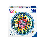 Ravensburger Puzzle 17350 - Circle of Colors Candy - 500 Teile Rundpuzzle für Erwachsene und Kinder ab 12 Jahren Spiel