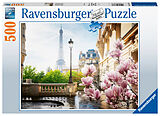 Ravensburger Puzzle 17377 Frühling in Paris - 500 Teile Puzzle für Erwachsene und Kinder ab 12 Jahren Spiel