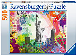 Ravensburger Puzzle 17379 Postkarte aus New York - 500 Teile Puzzle für Erwachsene und Kinder ab 12 Jahren Spiel