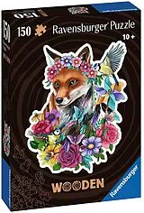 Bunter Fuchs WOODEN Puzzle Spiel