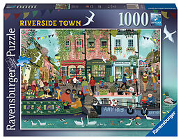 Ravensburger Puzzle - Riverside Town - 1000 Teile Puzzle für Erwachsene und Kinder ab 14 Jahre Spiel