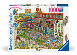 Ravensburger Puzzle - Ray's Comic Series: Holiday Resort 2 - The Hotel - 1000 Teile Comic-Puzzle, ab 14 Jahre Spiel