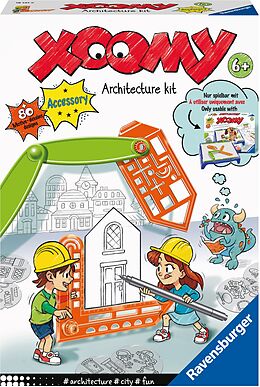 Ravensburger Xoomy® Architecture Kit 18147 - Kreatives Zeichnen und Malen für Kinder ab 6 Jahren Spiel