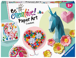 BeCreative Paper Art Blumen & Einhörner Spiel