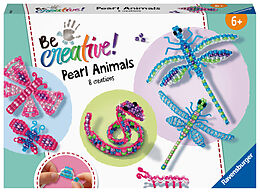 Ravensburger 18247 BeCreative Pearl Animals fädeln, DIY für Kinder ab 6 Jahren Spiel