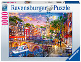 Ravensburger Puzzle - Sonnenuntergang über Amsterdam - 1000 Teile Puzzle für Erwachsene und Kinder ab 14 Jahren Spiel