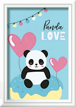 Ravensburger CreArt 20058 - Panda Love - Malen nach Zahlen Panda für Kinder ab 7 Jahre Spiel