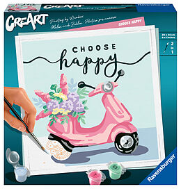 Ravensburger CreArt - Malen nach Zahlen 20125  Choose happy  ab 12 Jahren Spiel