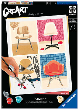 Ravensburger CreArt - Malen nach Zahlen 20153  EAMES: Take a Seat  ab 12 Jahren Spiel