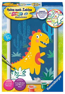 Spiel (Non) Ravensburger Malen nach Zahlen 20158 - Frecher Dinosaurier  Kinder ab 7 Jahren von 