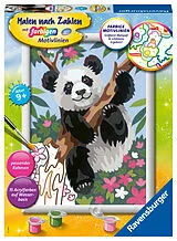 Süßer Pandabär Malen nach Zahlen Spiel