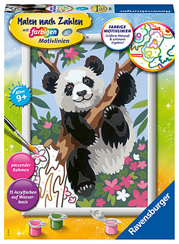 Spiel (Non) Ravensburger Malen nach Zahlen 20161 - Süßer Pandabär  Kinder ab 9 Jahren von 