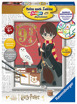Spiel (Non) Ravensburger Malen nach Zahlen 20163 - Abfahrt nach Hogwarts  Kinder ab 9 Jahren von Joanne K Rowling