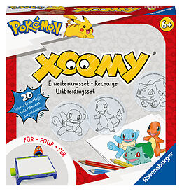 Ravensburger Xoomy Erweiterungsset Pokémon 20239 - Erweiterungsset für den Xoomy Midi oder Maxi, Xoomy Erweiterung mit 20 neuen Motiven Spiel