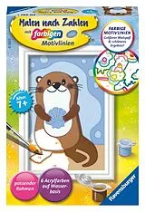 Malen nach Zahlen Fröhlicher Otter Spiel