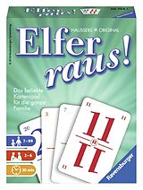 Ravensburger Elfer raus Kartenspiel, Gesellschaftsspiel 2 - 6 Spieler, Spiel ab 7 Jahren für Kinder und Erwachsene Spiel