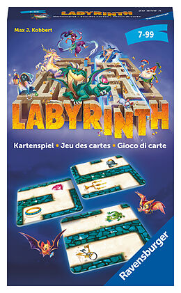 Ravensburger® - Labyrinth Kartenspiel 20849 - Der Familienklassiker für 2 - 6 Spieler - Spiel für Kinder ab 7 Jahren Spiel