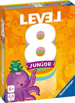 Ravensburger 20860 - Level 8 Junior, Die Junior Variante des beliebten Kartenspiels für 2-5 Spieler ab 6 Jahren / Kinderspiel / Familienspiel / Reisespiel / Perfekt als Geschenk Spiel