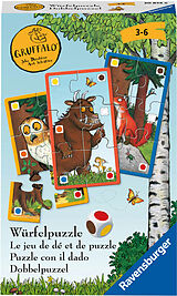 Ravensburger Mitbringspiel  20874  Der Grüffelo Würfelpuzzle  Lustiges Würfel- und Sammelspiel mit dem Grüffelo für Kinder ab 3 Jahren Spiel