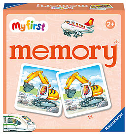 Ravensburger - 20878 - My first memory® Fahrzeuge, Merk- und Suchspiel mit extra großen Bildkarten für Kinder ab 2 Jahren Spiel
