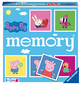 Ravensburger - 20886 - Peppa Pig memory®, der Spieleklassiker für alle Fans der TV-Serie Peppa Pig, Merkspiel für 2-8 Spieler ab 3 Jahren Spiel