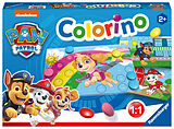 Ravensburger Kinderspiele - 20906 - Paw Patrol Colorino, Kinderspiel zum Farbenlernen, Mosaik Steckspiel, ab 2 Jahre Spiel