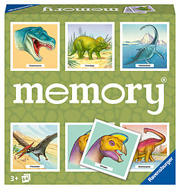 Ravensburger memory® Dinosaurier - 20924 - der Spieleklassiker für Dino-Fans, Merkspiel für 2-8 Spieler ab 3 Jahren Spiel