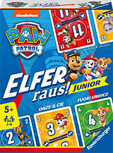 Ravensburger 20953 PAW Patrol Elfer raus! Junior - Einfaches Kartenspiel für 2-6 Spieler ab 5 Jahren Spiel