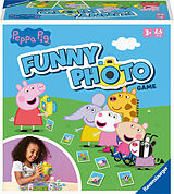 Ravensburger 20982 - Peppa Pig Funny Photo Game, Aktionsspiel mit den beliebten Figuren aus der Peppa Wutz Fernsehserie, mit handlicher Spielzeug Kamera, für 2 bis 4 Kinder ab 3 Jahren Spiel