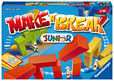 Ravensburger 22009 - Make 'n' Break Junior - Gesellschaftsspiel für die ganze Familie mit Bausteinen, Junior Version, Spiel für Erwachsene und Kinder ab 5 Jahren, für 2-5 Spieler Spiel
