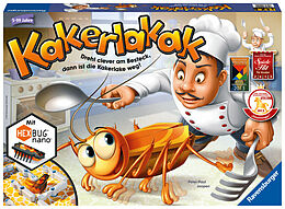 Ravensburger 22212 - Kakerlakak - Kinderspiel mit elektronischer Kakerlake für Groß und Klein, Familienspiel für 2-4 Spieler, Kinderspiel ab 5 Jahren Spiel