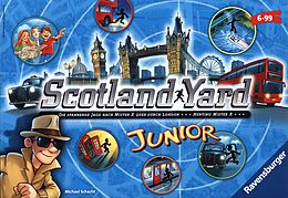 Ravensburger 22289 - Scotland Yard Junior, Brettspiel für 2-4 Spieler, Gesellschafts- und Familienspiel, für Kinder ab 6 Jahren Spiel
