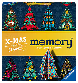 Ravensburger 22350 Collector's memory® Weihnachten - Das weltbekannte Gedächtnisspiel für 2 bis 8 Spieler ab 6 Jahren mit formgestanzten Weihnachtsbäumen zum Aufstellen Spiel