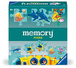 Ravensburger 22461 - memory® Puzzle Unterwasserwelt - Für 2-4 memory® Fans ab 4 Jahren, der weltbekannte Merkspiel-Klassiker als Puzzlespiel Spiel