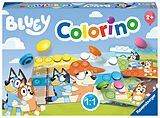 Ravensburger 22684 Bluey Colorino - Farb-Steckspiel für Kinder ab 2 Jahre, Klassiker zum Farbenlernen mit den Serienhelden der beliebten Vorschulserie Spiel