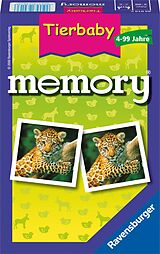 Ravensburger 23013 - Tierbaby memory®, der Spieleklassiker für Tierfans, Merkspiel für 2-8 Spieler ab 4 Jahren Spiel